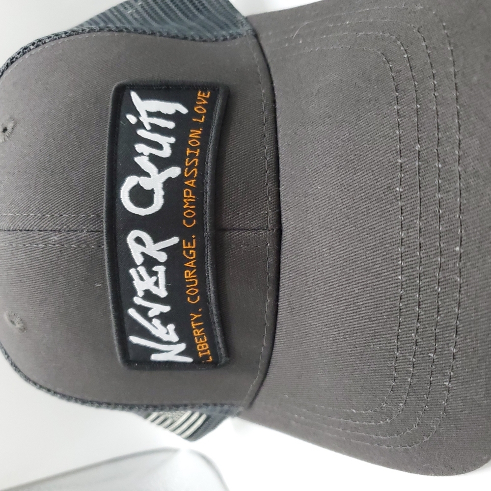 Never Quit Gray Cap